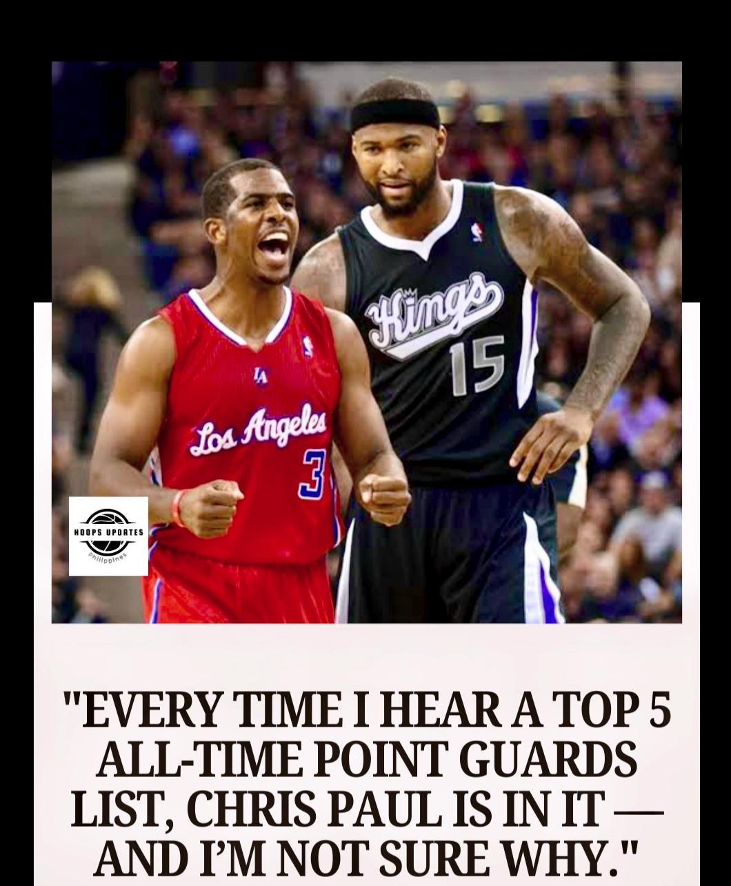 半岛体育娱乐-老冤家了！考辛斯：我不明白保罗为什么总是在控卫前五榜单中